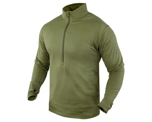 Термокофта Condor-Clothing Base II Zip Pullover Olive Drab M (603-001-M)