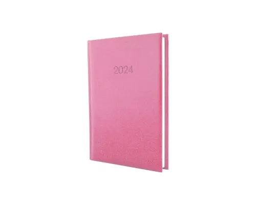 Тижневик Economix датований 2024 PRINCIPE рожевий, А5 (E21690-09)