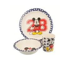 Набір дитячого посуду Stor Disney - Mickey Mouse all star, Bamboo (Stor-01325)