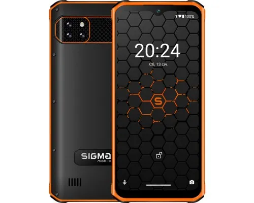 Мобильный телефон Sigma X-treme PQ56 Black Orange (4827798338025)