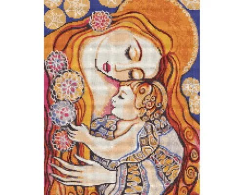 Картина по номерам Santi Материнская любовь 40*50 см алмазная мозаика (954708)
