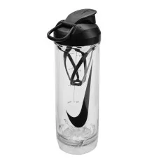 Бутылка для воды Nike TR Recharge Shaker Bottle 2.0 24 OZ чорний, білий 709 мл N.101.0724.910.24 (887791761873)