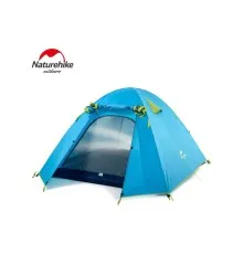 Палатка Naturehike чотиримісний P-Series NH18Z044-P 210T/65D блакитний (6975641888055)
