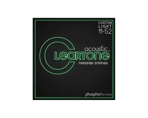 Струни для гітари Cleartone Acoustic Phosphor Bronze Extra Light (11-52) (7411)