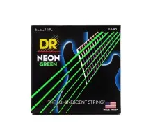 Струни для гітари DR Strings NEON Green Electric - Medium (10-46) (NGE-10)
