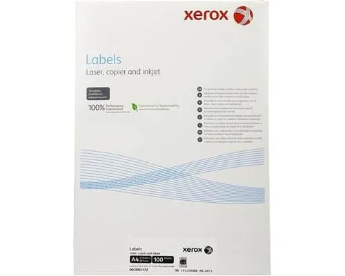 Бумага Xerox A4 Mono Laser 65UP (rounded) 38.1x21.2mm (003R93177)