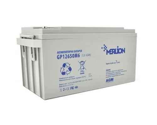 Батарея до ДБЖ Merlion RDC12-65, 12V-65Ah (GP12650M6)