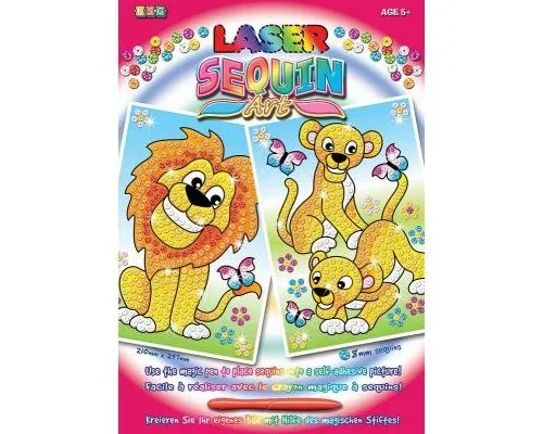 Набор для творчества Sequin Art LASER Lions (SA1318)