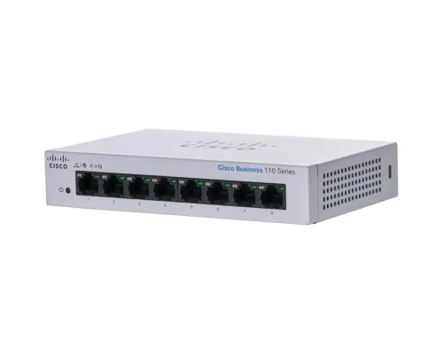 Комутатор мережевий Cisco CBS110-8T-D-EU