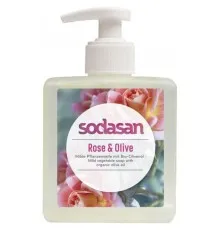 Жидкое мыло Sodasan органическое Rose-Olive тонизирующее 300 мл (4019886076364)