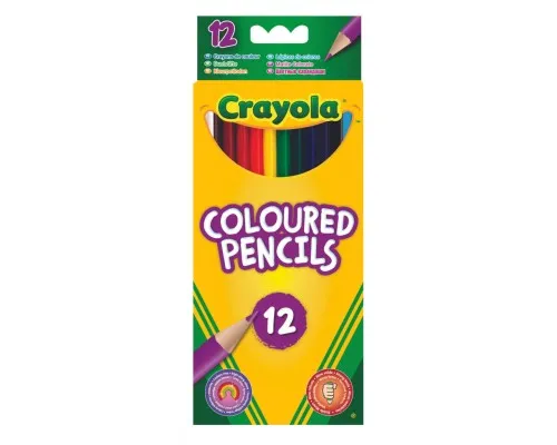 Олівці кольорові Crayola 12 шт (256245.024)