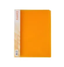 Папка-скоросшиватель Axent A4 700 мкм Прозрачная оранжевая (1304-25-A)