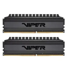 Модуль памяти для компьютера DDR4 16GB (2x8GB) 3600 MHz Viper 4 Blackout Patriot (PVB416G360C8K)