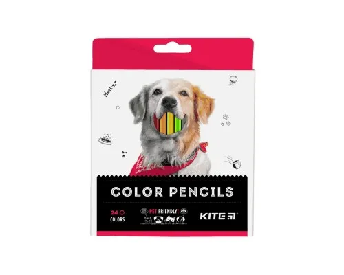 Олівці кольорові Kite Dogs 24 шт (K22-055-1)