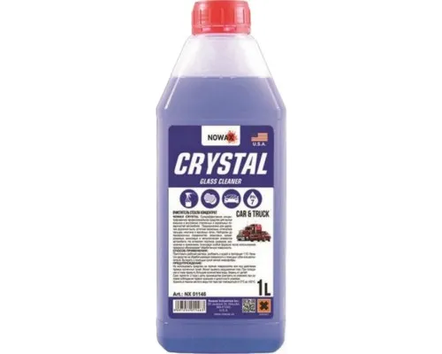Автомобильный очиститель NOWAX CRYSTAL GLASS CLEANER 1 л (NX01146)