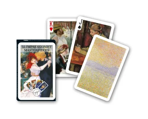 Гральні карти Piatnik Шедеври імпресіоністів, 1 колода х 55 карт (PT-112218)