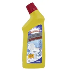 Средство для чистки унитаза San Clean Хлорное 750 г (4820003543337)