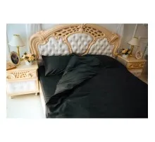 Постільна білизна MirSon Сатин Premium Corner Iron grey 200х220 євро (2200001484436)