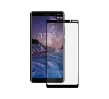 Скло захисне PowerPlant Full screen Nokia 7 Plus, Black (GL605231)