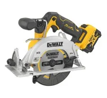 Дискова пила DeWALT 12В XR Li-lon безщіткова, диск 140х20 мм, 2x5Ah, кейс TSTAK (DCS512P2)