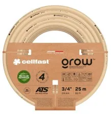 Поливочный шланг Cellfast GROW 3/4" 25 м, 4 слоя, до 27 Бар, -20…+60°C (13-521)