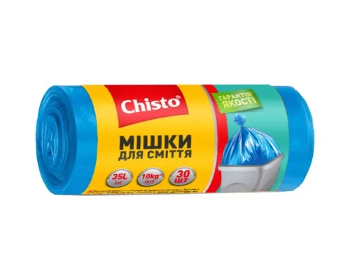 Пакети для сміття Chisto Міцні 35 л 30 шт. (4823098407973)