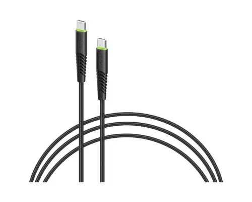 Дата кабель USB-C to USB-C 0.2m CBFLEXTT0 60W Intaleo (1283126559495)