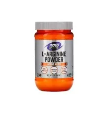 Амінокислота Now Foods L-Аргінін, L-Arginine Powder, порошок 454 гр (NOW-00210)