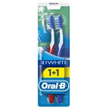 Зубна щітка Oral-B 3D White Fresh Medium 2 шт. (3014260111762)