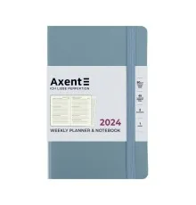 Еженедельник Axent 2024 Partner Soft Earth Colors 125 x 195 мм, синий (8519-24-02-A)