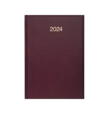 Еженедельник Brunnen датированный 2024 Стандарт Miradur A5 168 листов Бордовый (73-795 60 294)