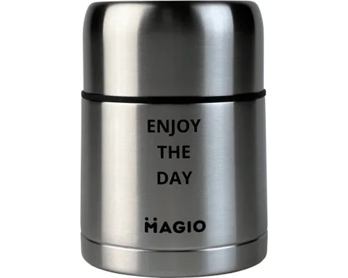 Термос Magio Харчовий Сріблястий 0.6 л (MG-1034)