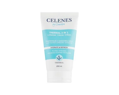 Пілінг для обличчя Celenes Thermal 3 in 1 Cleanser-Scrub-Mask 150 мл (7350104248161)