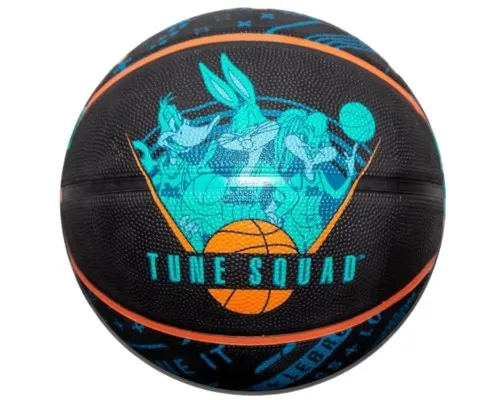 Мяч баскетбольный Spalding Space Jam Tune Squad Roster синій, чорний, мультиколор Уні 7 84540Z (689344412269)