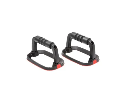 Упоры для отжиманий Adidas Performance Push Up Bars ADAC-12232 Чорний/Червоний (885652021579)