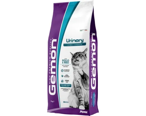 Сухой корм для кошек Gemon Cat Urinary курица с рисом 7 кг (8009470297301)
