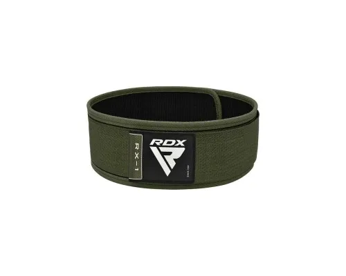 Атлетичний пояс RDX RX1 Weight Lifting Belt Army Green L (WBS-RX1AG-L)