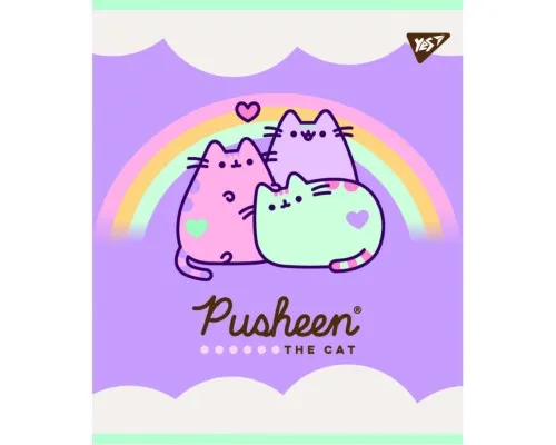 Тетрадь Yes А5 Pusheen 12 листов линия (766808)