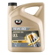 Моторна олива K2 Motor OIL XL-TD 15W-40 5 л (O2545E)