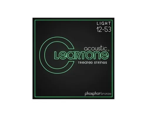 Струни для гітари Cleartone Acoustic Phosphor Bronze Light (12-53) (7412)