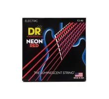 Струни для гітари DR Strings NEON Red Electric - Medium (10-46) (NRE-10)