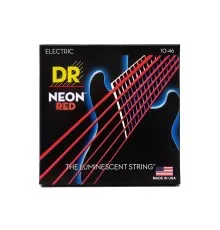 Струни для гітари DR Strings NEON Red Electric - Medium (10-46) (NRE-10)