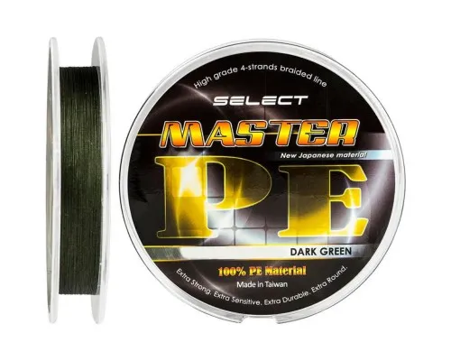 Шнур Select Master PE 150m 0.06мм 9кг (1870.01.70)