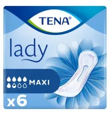 Урологічні прокладки Tena Lady Maxi InstaDry 6 шт. (7322540593129)