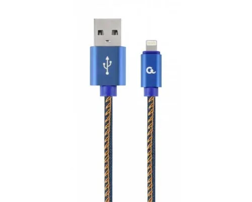 Дата кабель USB 2.0 AM to Lightning 2.0m Cablexpert (CC-USB2J-AMLM-2M-BL)