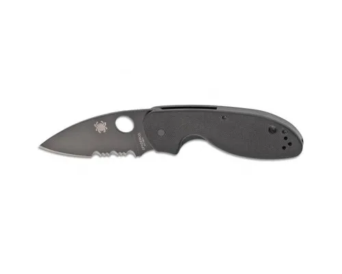 Нож Spyderco Efficent Black Blade Serrated (C216GPSBBK)