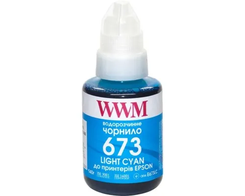 Чернила WWM Epson L800 140г Light Cyan (E673LC)