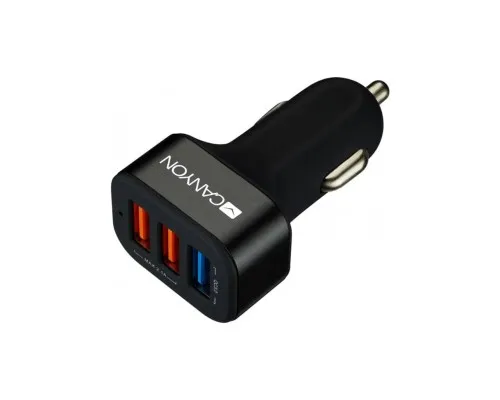 Зарядний пристрій Canyon Universal 3xUSB car adapter (CNE-CCA07B)