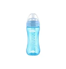Бутылочка для кормления Nuvita Mimic Cool 330 мл голубая (NV6052SKY)