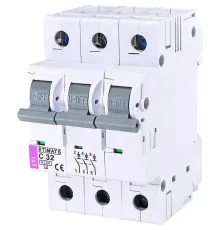 Автоматический выключатель ETI Выключатель автоматический ETIMAT 6 3p C 32А (6 kA) (2145519)